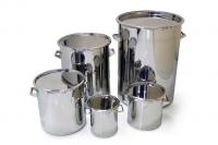 Cylindrical stainless steel containers HPN021826